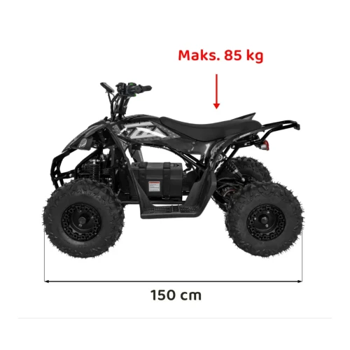 Czarny akumulator dla dziecka na akumulator Quad dla Dzieci DESERT STORM LIFT.webp