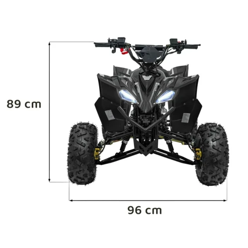 Czarny samochodzik elektryczny dla dzieci Quad dla Dzieci DESERT STORM LIFT.webp