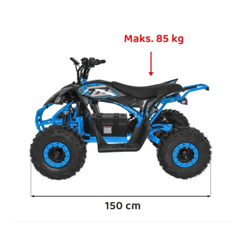 Niebieski samochodzik elektryczny dla dzieci Quad dla Dzieci DESERT STORM LIFT.webp