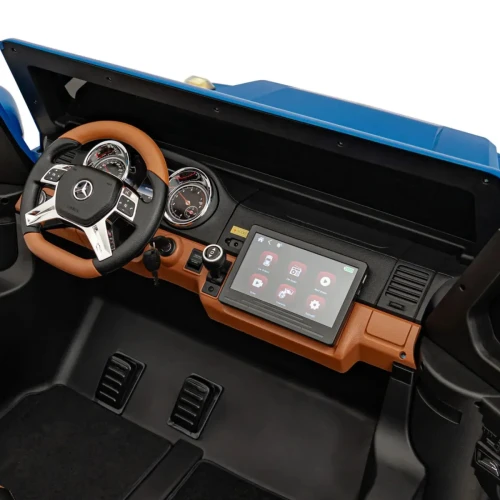 Niebieski samochod dla dziecka na pilot Mercedes Benz MAYBACH G650 STRONG.webp