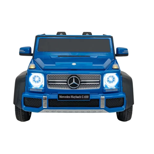 Niebieski samochód dla dzieci Mercedes Benz MAYBACH G650 STRONG (2).webp