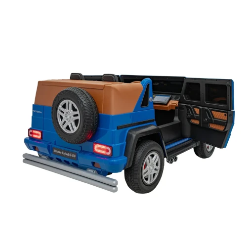 Niebieskie auto na akumulator dla 3 latka Mercedes Benz MAYBACH G650 STRONG.webp