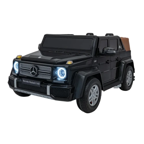 Czarne auto elektryczne dla dzieci  Mercedes Benz MAYBACH G650 STRONG.webp
