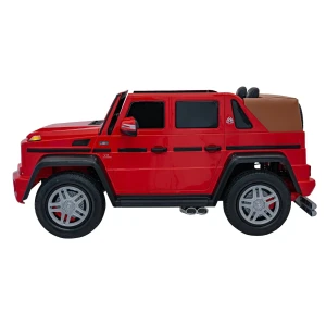 Czerwony samochodzik elektryczny dla dzieci  Mercedes Benz MAYBACH G650 STRONG.webp