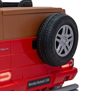 Czerwony samochód elektryczny dla dzieci  Mercedes Benz MAYBACH G650 STRONG.webp