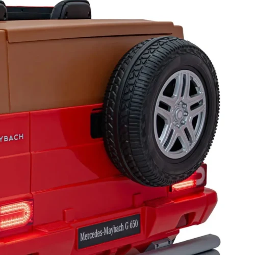 Czerwony samochód elektryczny dla dzieci  Mercedes Benz MAYBACH G650 STRONG.webp