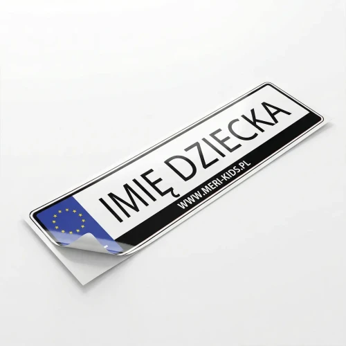 Naklejena tablica rejestracyjna.webp