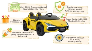 Lamborghini Revuelto XL STRONG - Zółty - Charakterystyka.webp