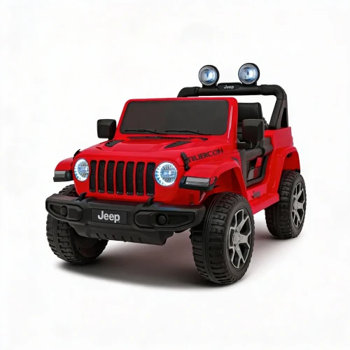 Czerwone auto na akumulator dla 5 latka Jeep Wrangler Rubicon.webp