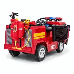 Straż pożarna dla dzieci na akumulator - widok z tyłu.webp