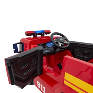 Straż pożarna dla dzieci na akumulator - otwierane drzwi.webp