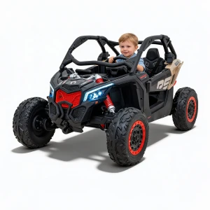 Maverick CAN AM turbo RR czarny z dzieckiem.webp