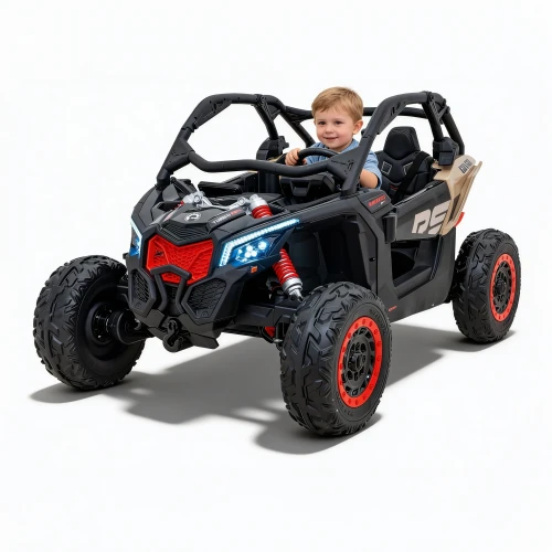 Maverick CAN AM turbo RR czarny z dzieckiem.webp