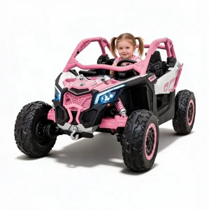 Maverick CAN AM turbo RR różowy z dziewczynką.webp