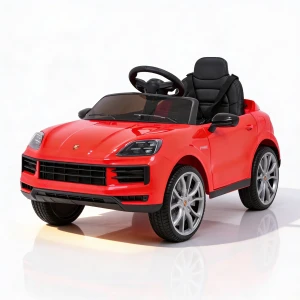 Porsche Cayenne Czerwone - autko na akumulator dla małych dzieci.webp