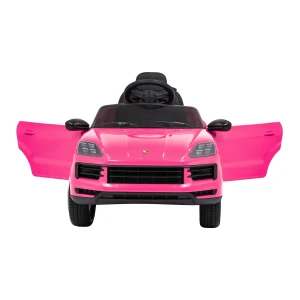 Porsche Cayenne Dla Dziewczynki - z przodu z otwartymi drzwiami.webp