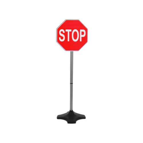 Znak drogowy STOP dla dzieci do zabawy w ulicę.webp