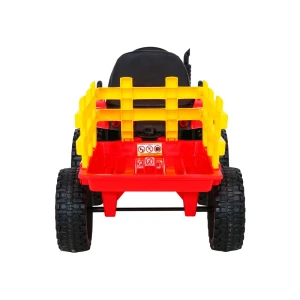 Czerwony traktorek BLOW dla najmłodszych - przyczepka z tyłu.webp