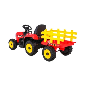 Czerwony traktorek BLOW dla najmłodszych - widok z tyłu.webp