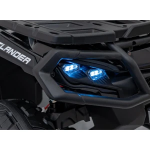 Quad-Elektryczny-Dla-dzieci-Can-Am-Outlander-ATV-Czarny-swiatła-led-przód.webp
