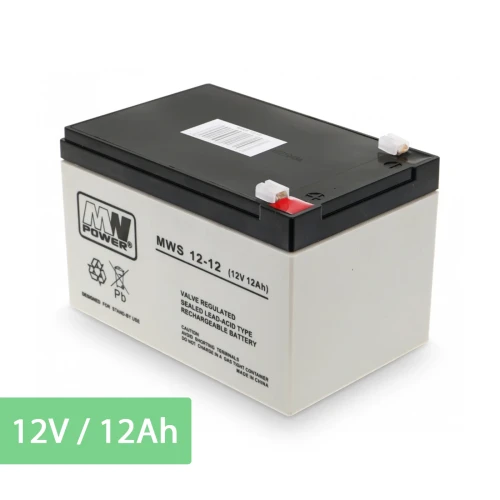 Akumulator Kwasowo-Ołowiowy 12V 12Ah - Do Pojazdów Elektrycznych Dla Dzieci.webp