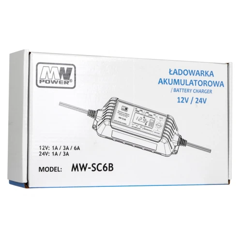 Ładowarka Mikroprocesorowa 12V24V z LCD - Inteligentne Ładowanie - pudełko.webp