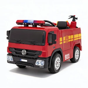 Wóz Strażacki na Akmulator - 2x45W, 12V/10Ah - Straż Pożarna Dla Dzieci - SAM