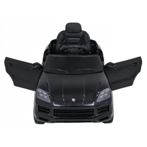pojazd-porsche-cayenne-dla-dzieci-czarny-przod-otwarte-drzwi.webp