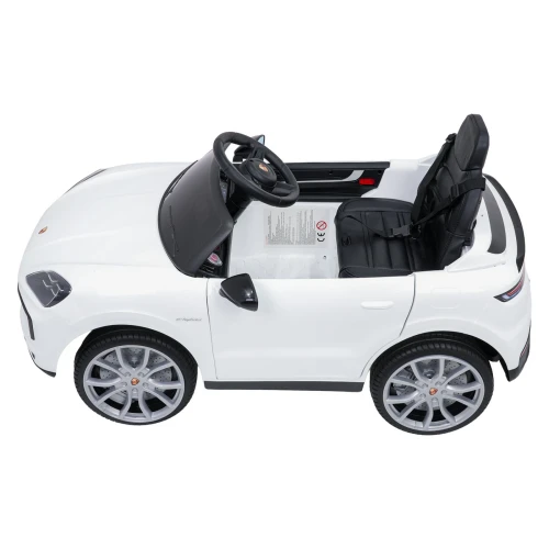 pojazd-porsche-cayenne-dla-dzieci-bialy-lewa-strona-widok-wnetrza.webp