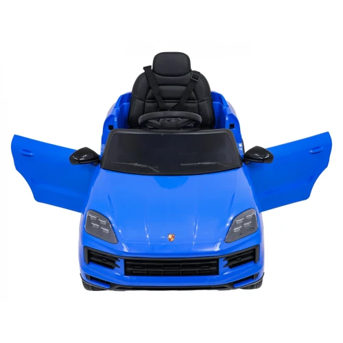 pojazd-porsche-cayenne-dla-dzieci-niebieski-przod-otwarte-drzwi.webp