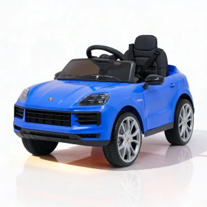 Porsche Cayenne 2x45W, 12V/7Ah - Samochód Dla Dzieci na Akumulator - Kolor Niebieski