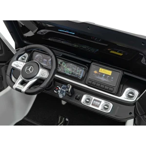 Biały-mercedes-benz-g63-amg-xxl-na-akumulator-z-licencja-kierownica-i-nawigacja.webp