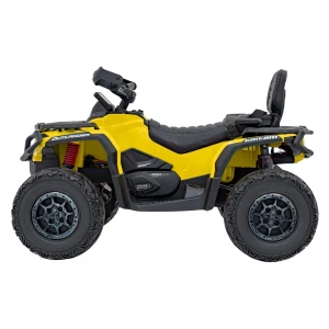 Quad-dla-5-latka-Can-Am-Outlander-ATV-Zolty-widok z boku.webp