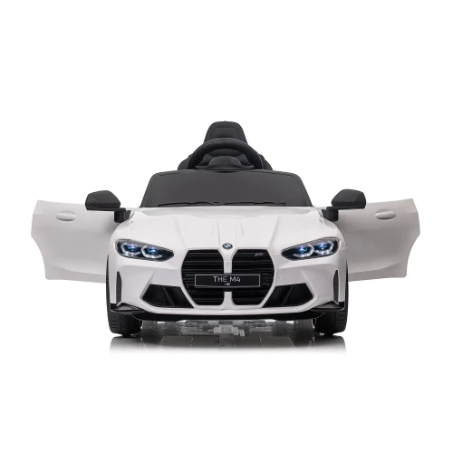Mocne BMW M4 Dla Dzieci z Licencją 12V 14Ah, 2x45W, SX2418 - Biały - front.webp