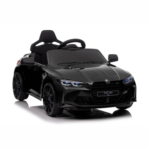 Mocne BMW M4 Dla Dzieci z Licencją 12V 14Ah, 2x45W, SX2418 - Czarny - przod swiatla led.webp