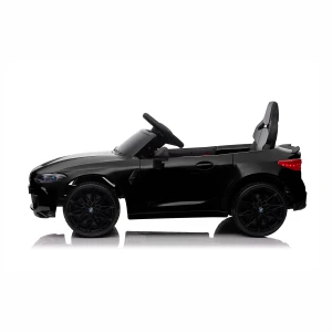Mocne BMW M4 Dla Dzieci z Licencją 12V 14Ah, 2x45W, SX2418 - Czarny - widok z boku.webp