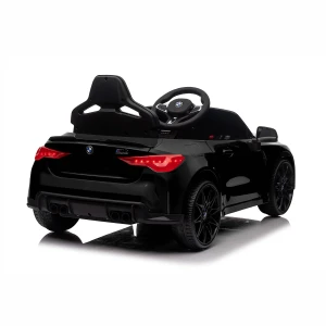 Mocne BMW M4 Dla Dzieci z Licencją 12V 14Ah, 2x45W, SX2418 - Czarny - widok z tylu lampy led.webp