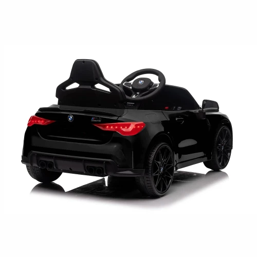 Mocne BMW M4 Dla Dzieci z Licencją 12V 14Ah, 2x45W, SX2418 - Czarny - widok z tylu lampy led.webp