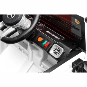 Mercedes AMG G63 z Licencją 4x4, 4x30W 12V 7Ah - bialy -przycisk start.webp