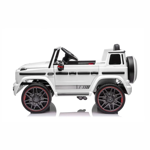 Mercedes AMG G63 z Licencją 4x4, 4x30W 12V 7Ah - bialy -widok od boku.webp