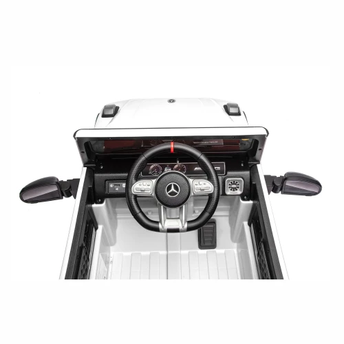 Mercedes AMG G63 z Licencją 4x4, 4x30W 12V 7Ah - bialy -widok od gory.webp