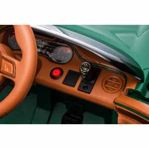 Bentley Bacalar JE1008 - na akumulator - kolor zielony - dzwignia zmiany biegow.webp