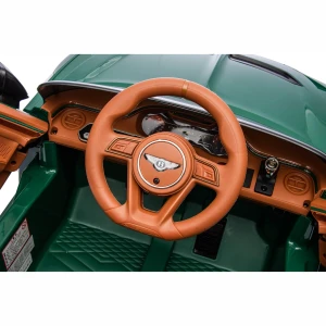 Bentley Bacalar JE1008 - na akumulator - kolor zielony - kierownica i kokpit kierowcy.webp