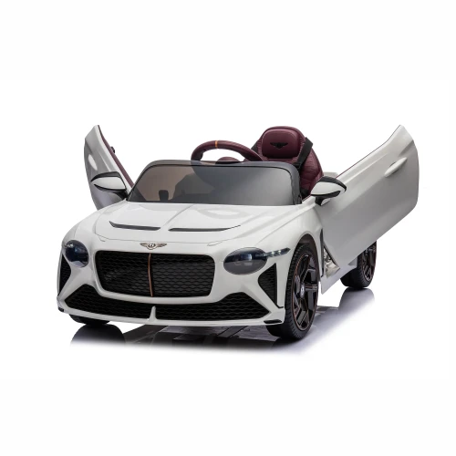 Bentley Bacalar JE1008 - na akumulator - kolor biały - przod z otwartymi drzwiami.webp