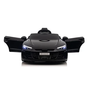Pojazd_Audi_RS_E-Trone_GT_czarny_dla_dzieci_przod_otwarte_drzwi.webp