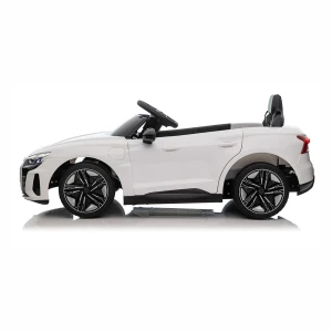 Audi RS E-Tron GT Dla Dzieci - 4x30W, 12-7Ah 4x4 QLS6888 - Kolor Biały - widok od boku.webp