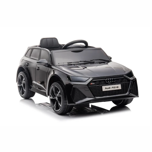 Elektryczne Audi RS6 dla Dzieci - 4x30W, 12V7Ah - Kolor Czarny - widok przod prawa strona.webp