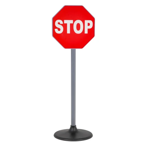 Znaki Drogowe Dla Dzieci - Zabawa w Małego Kierowce - 5 sztuk - znak stop.webp