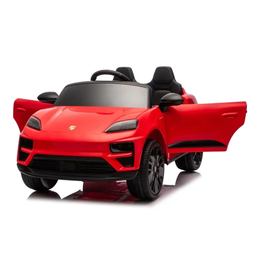 pojazd-porsche-macan-czerwone-dla-dzieci-bok-otwarte-drzwi.webp