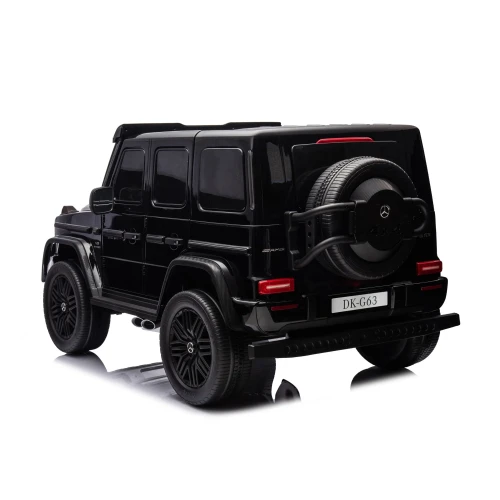 Samochód Mercedes G63 XXL 4x4 dla dzieci - czarny - lewy tył.webp